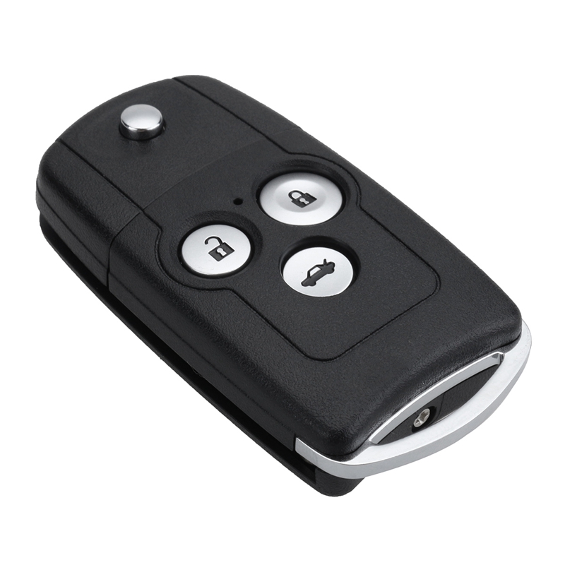 3 ปุ่มรถ Remote Flip Key Fob กรณีอัพเกรดสําหรับ Honda สําหรับ Civic สําหรับ Accord Jazz CRV กุญแจรถ Fob รีโมทคอนโทรล