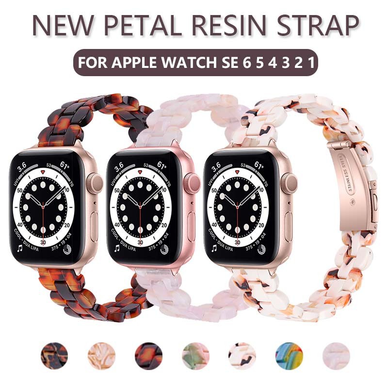 สายนาฬิกาข้อมือเรซิ่น แบบใส สําหรับ Apple Watch ultra 8 7 6 5 4 3 2 1 Iwatch Series 38 มม. 40 มม. 41 มม. 42 มม. 44 มม. 45 มม. 49 มม. 45 มม.