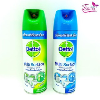 Dettol multi surface 450ml. เดทตอล ดิสอิน เฟคแทนท์ สเปรย์ 450มล.