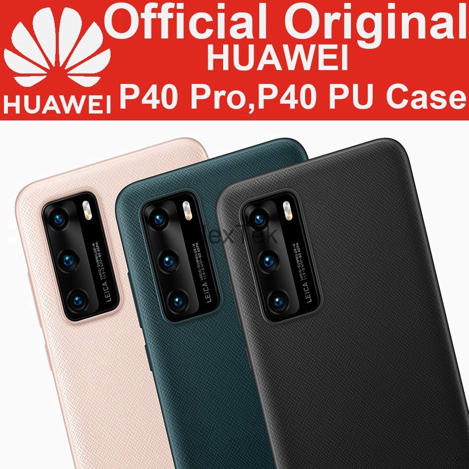 แท้100% Huawei P40 Pro PU Case P40 Pro P40 Pro+ หรูหรา PU หนัง Case Official คุณภาพสูง PU P40 หนัง เคส ฝาครอบ