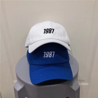 หมวกแก๊ปเบสบอลวินเทจ ปัก 1987 (มี5สี)