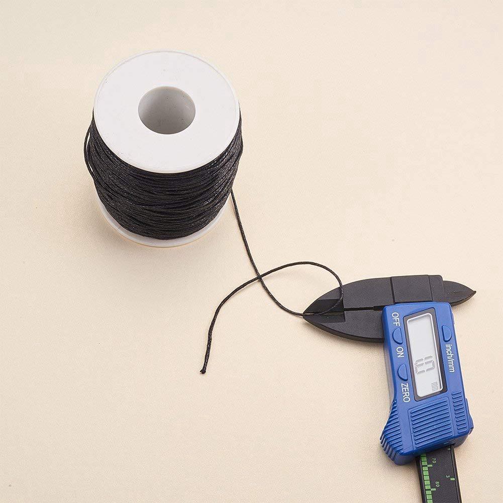 1 Roll 1mm Waxed Cotton Thread Cords Necklace Thread Wire ...
