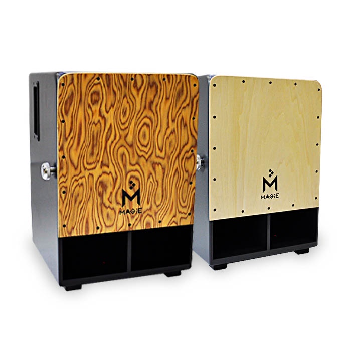 Magie Electric Cajon Drum กลองคาฮองไฟฟ้า รุ่น PSUB5 MB-B / PSUB5 B-G กลองคาฮองไฟฟ้า ภาคไฟฟ้าต่อแอมป์ มากี เครื่องดนตรี