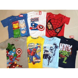 **พร้อมส่ง**เสื้อยืดเด็ก ลายลิขสิทธิ์แท้ Marvel