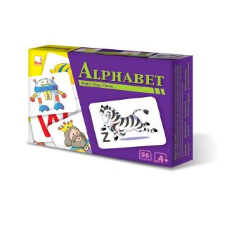 บัตรคำศัพท์ภาษาอังกฤษ Flash Cards BRIGHT STEP CARDS - ALPHABET แฟลชการ์ดอักษรภาษาอังกฤษ