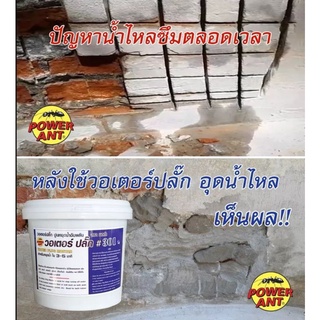 ปูนหยุดน้ำ วอเตอร์ ปลั๊ก ขนาด 5 กก. Water Plug 301 หยุดน้ำใน 3-5 นาที