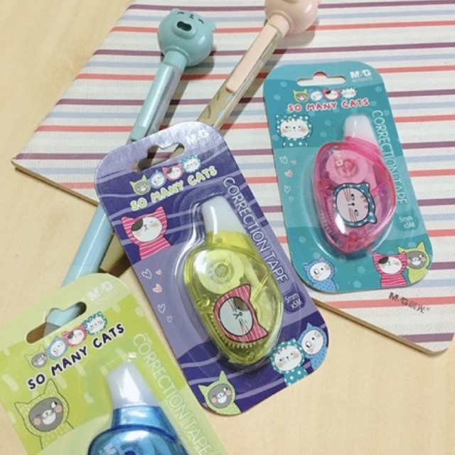 เทปลบคำผิด ไซส์มินิ so many cat Correction Tape by M&G