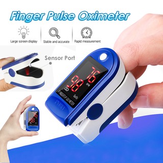 Oximeter เครื่องวัดออกซิเจน เครื่องวัดออกซิเจนในเลือด แบบพกพา คลิปปลายนิ้ว จอแสดงผล OLED หน้าจอ 4 สี