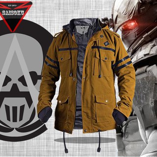 เสื้อแจ็คเก็ตเสื้อกันหนาวแบบมีฮู้ด Assassins Assassin Creed Ghost Recon