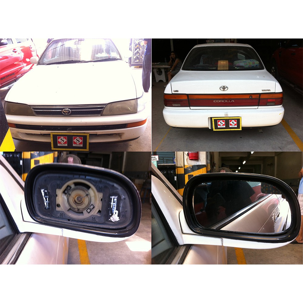 เลนส์กระจกมองข้าง Toyota Corolla ปี 92-95 สามห่วง AE101 ปี 96-98 AE111 และ Corona ท้ายโด่งปี 92-97