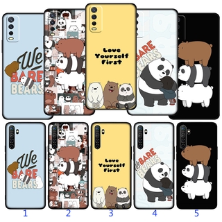 เคสโทรศัพท์ซิลิโคน TPU แบบนิ่ม ลาย HZ49 We Is Bare Bears สําหรับ VIVO Y11 Y12 Y15 Y17 Y20 Y55 Y55s Y69 Y71 Y81 Y81s Y91 Y91C Y93 Y95