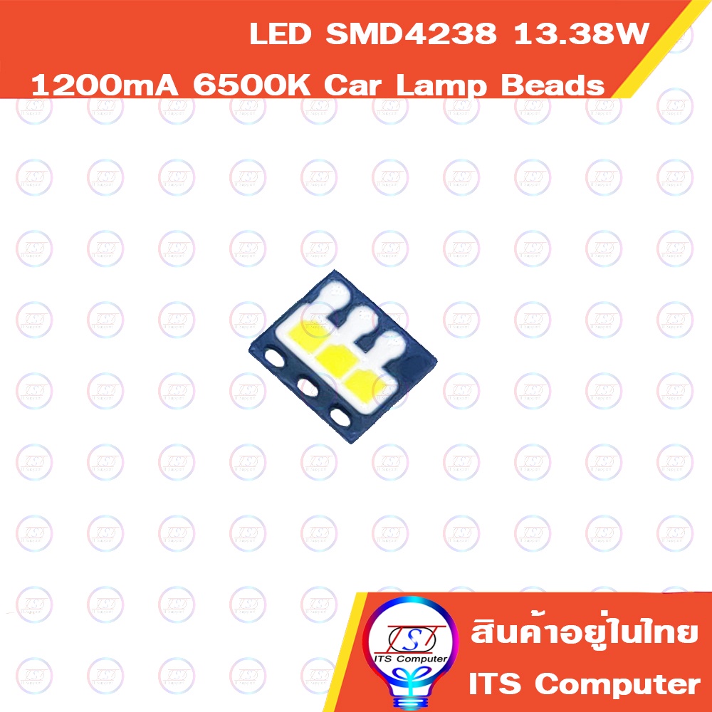 LED SMD 4238 13.38W 1200mA 6000-6500K Car Lamp Beads