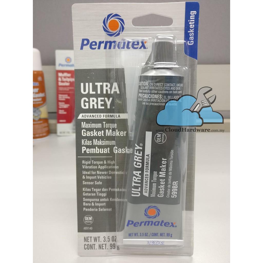 PERMATEX ULTRA GREY SILICONE GASKET MAKER [CH89140]