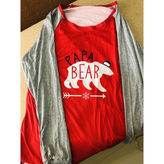 เสื้อยืด ลายPAPA BEAR มือ1