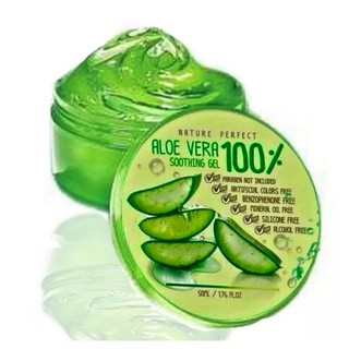 aloe vera gel 100% ว่านหางจระเข้ แบบกระปุก สูตรทำเจลล้างมือ ป้องกันผิวแห้ง