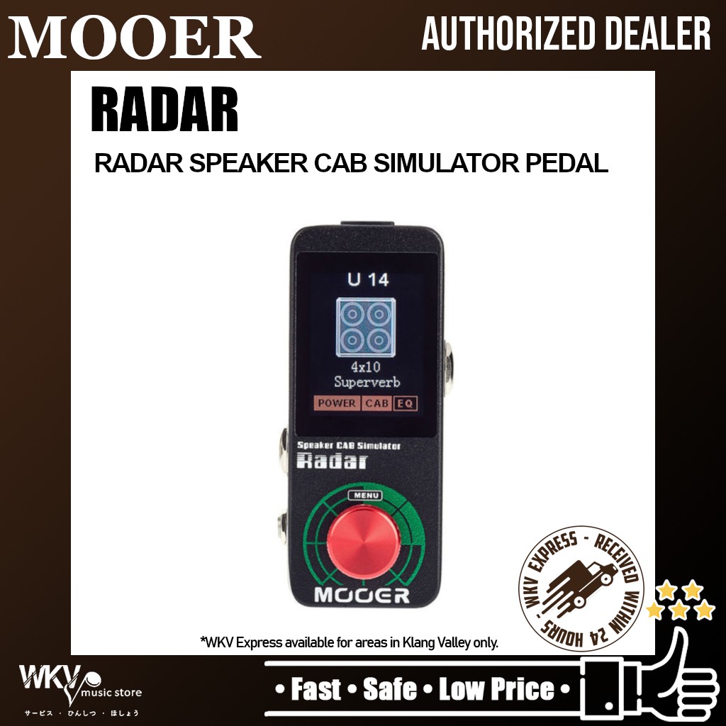 Mooer Radar Speaker Cab Simulator Pedal