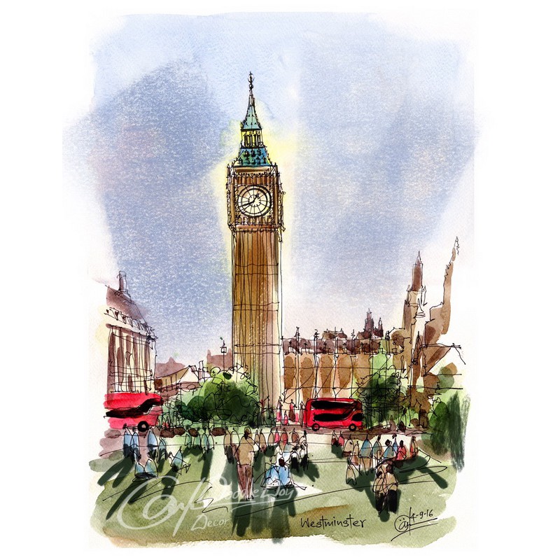 รายการ 98+ ภาพพื้นหลัง ภาพ วาด หอ นาฬิกา บิ๊ ก เบน ความละเอียด 2k, 4k