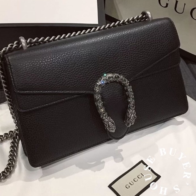 Gucci Dionysus Dionysus Wallet Chain Bag Black 401231 กระเป๋าสะพายไหล่