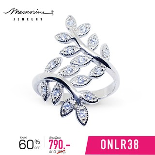 Memorine Jewelry แหวนเงินแท้ 925 ฝังเพชรสวิส (CZ) : ONLR38