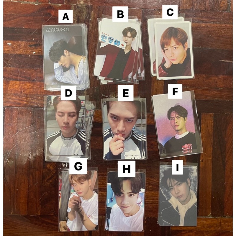 พร้อมส่ง การ์ด Official การ์ดแท้ Jackson แจ็คสัน got7 Photocard