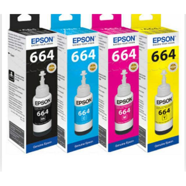 หมึกแท้epson แท้ 100L210/360/405สีล่ะ