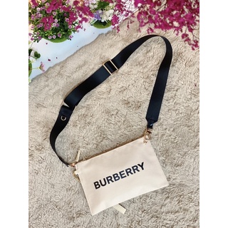 กระเป๋าสะพายข้างแบรนด์เนมแท้จากเค้าเตอร์เครื่องสำอางbruberryแท้100%จากช๊อปไทย
