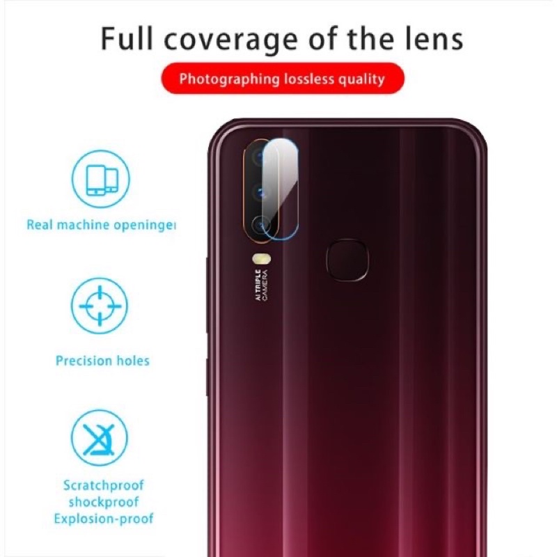 Vivo X50 PRO V19 V20 V20 SE V20 PRO กล้องเลนส์ PROTECTOR SCRATCH TEMPERED GLASS FILM