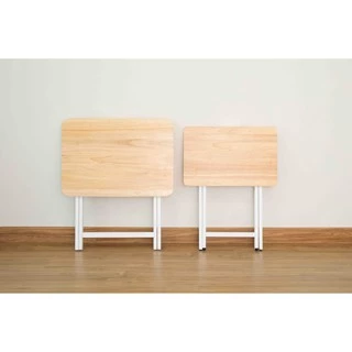 THEWOOD 'S TALE โต๊ะพับอเนกประสงค์ ใช้ทำงาน FOLDING TABLE เป็นไม้แท้ มีให้เลือก 2 ไซส์ และมี 2 สี
