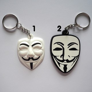 พวงกุญแจยาง anonymous หน้ากาก ประท้วง แอนโนนิมัส