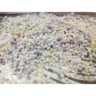เม็ดบัวลอยสำเร็จ สีสดใสจากธรรมชาติ 💯 หอมนุ่มอร่อย ไม่เป็นรา เก็บไว้ได้นาน