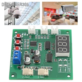 December305 DC8‑60V 2 Channel 4 Wire Fan PWM Temperature Speed Controller Governor Module Internal Fans Components