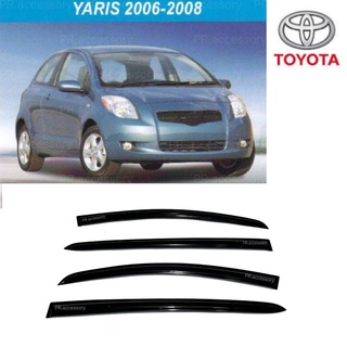 PR กันสาด TOYOTA YARIS ปี2006-2008