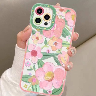 เคสโทรศัพท์มือถือ TPU แบบนิ่ม ลายดอกไม้ สําหรับ Compatible For IPhone 13 12 Mini 11 Pro X XR XS Max SE 2020 6 6S 7 8 Plus