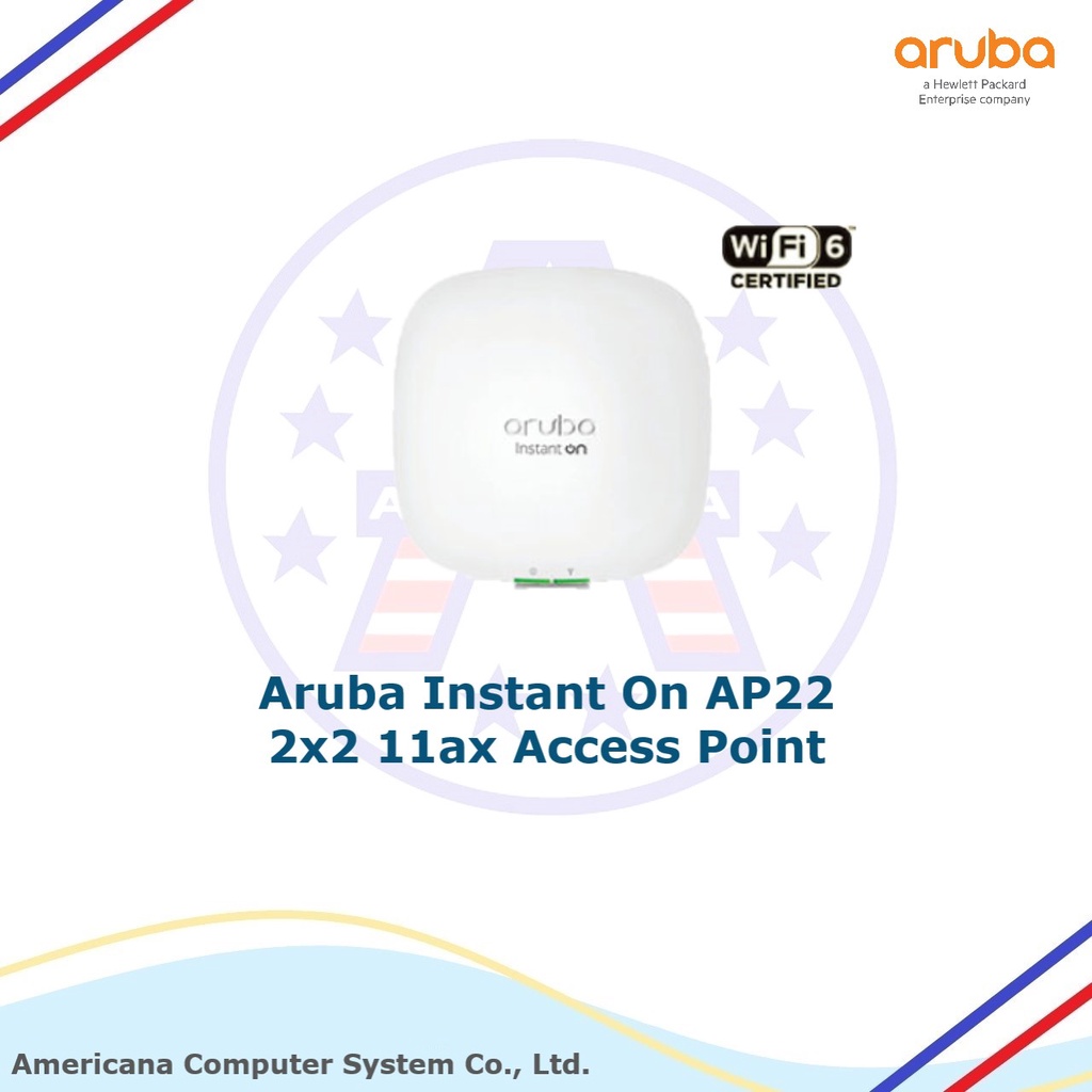 ARUBA INSTANT ON AP22 (RW) ACCESS POINT (R4W02A)