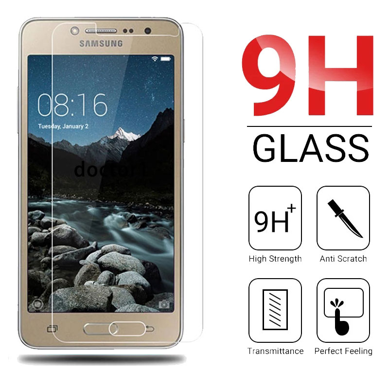 9H ฟิล์มกระจกนิรภัยสําหรับ Samsung ss Galaxy S7 S6 J7 J5 J2 Prime J1 Pro A3 A5 A72016 2018 2017 5G 4