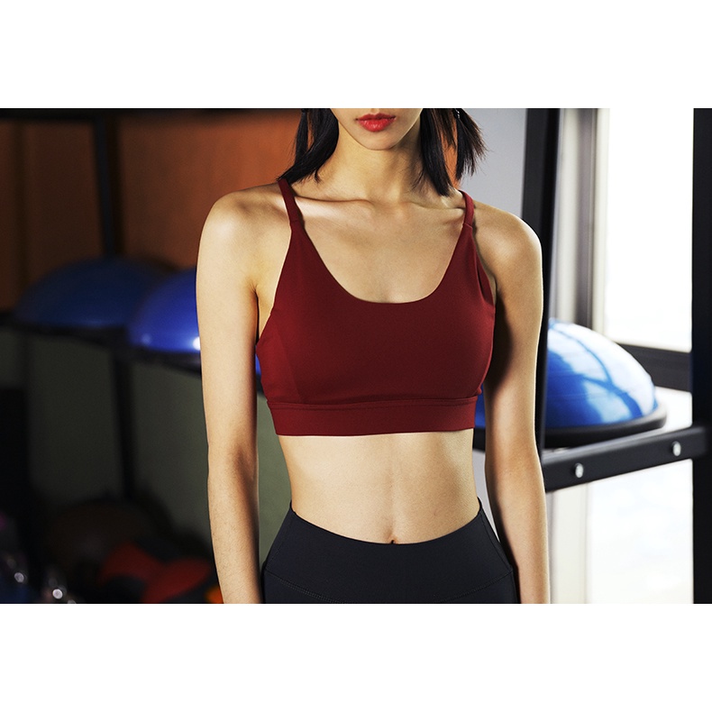 Fit.her วิ่ง โยคะ ฟิตเนส เสื้อกั๊ก ชุดชั้นใน สวยงาม ด้านหลัง กีฬา ชุดชั้นในสตรี ไม่มีแหวนเหล็ก กันกระแทก รวบรวม ชุดชั้นใน ป้องกันการหย่อนคล้อย - รูปที่ 3