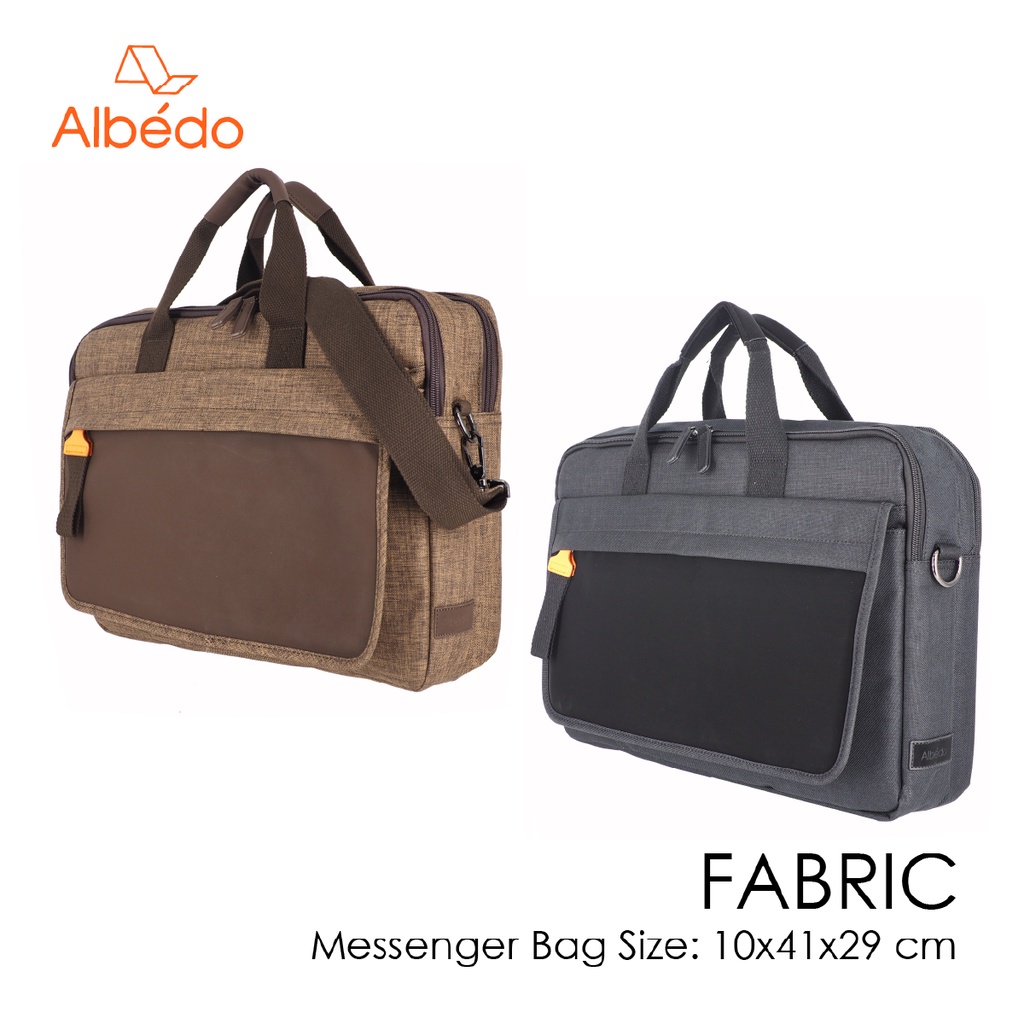 [Albedo] FABRIC MESSENGER BAG กระเป๋าสะพายข้าง/กระเป๋าเอกสาร/กระเป๋าคอมพิวเตอร์ รุ่น FABRIC 7 - FB70499/FB70479