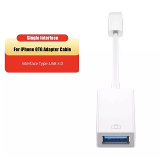 OTG USBสำหรับiPhoneอะแดปเตอร์USB 3.0 Converterแป้นพิมพ์เมาส์Uกล้องDisk CardReaderแปลงข้อมูลสำหรับiPhone 11 Pro