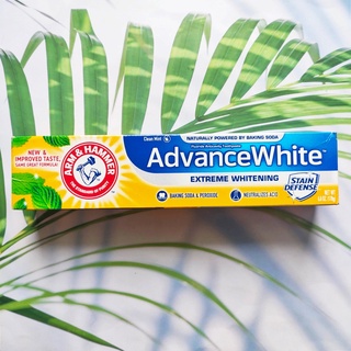 ยาสีฟัน สูตรแอดวานซ์ไวท์ AdvanceWhite™ Extreme Whitening Toothpaste, Clean Mint 170 g (Arm &amp; Hammer®)