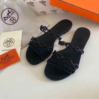 HERMES JELLY SANDALS