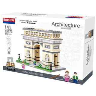 BALODY  16073 All-Joined Blocks Show Architecture  จำนวนตัวต่อ 2100 ชิ้น.