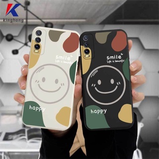 ลายหน้ายิ้ม แบบนิ่มเคส VIVO Y21 2021 Y15 Y15S Y15A Y10 Y21TS Y12 Y16S Y50 Y12 Y16 Y20 Y91C Y30 Y21S Y20S Y12 Y16i Y91 Y30i Y93 Y95 Y15 Y15S Y15A Y10 Y21T Y17 Y53 Y53S Y51 2020 Y51A Y33S Y1S Y11 Y31ลายกราฟฟิตี้ เคสโทรศัพท์หน้ายิ้ม