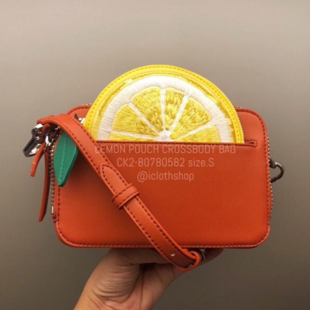 charles and keith lemon bag