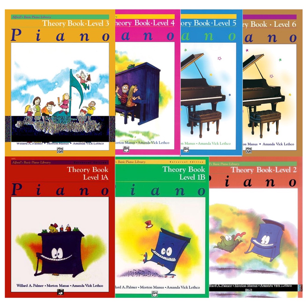 Basic Piano Course Theory Book 1A 1B 2 3 4 5 6