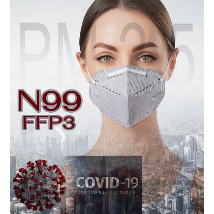 N99 แท้ กรอง6ชั้น 20 ชิ้น N99 PPF3 NR 6 Filters หน้ากากอนามัย ป้องกันฝุ่น PM2.5 ป้องกันเชื้อไวรัส แพ