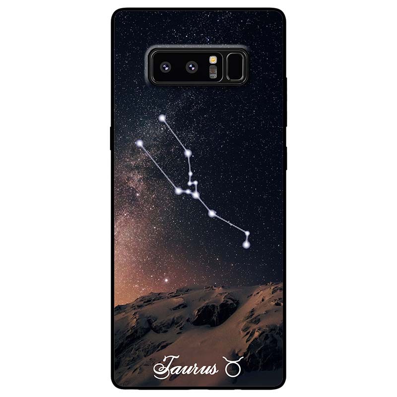 เคสสําหรับ Samsung Note 8 - Note 9 - Note 10 - Note 10 Plus - Note 20 - Note 20 Ultra - Zodiac Sign 