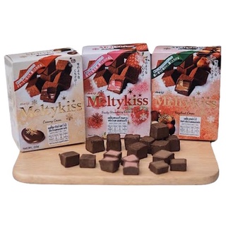 {Exp. 11.07.2023}เมจิ เมลตี้คิส ช็อกโกแลตสอดไส้ละลายในปาก  Meiji Meltykiss Chocolate 33g