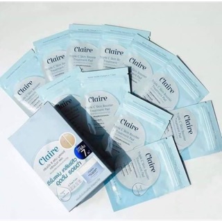 Claire - Tripple C Skin Booster Treatment Pad  1 กล่องบรรจุ 11 ซอง /1 ซอง มี 7 แผ่น