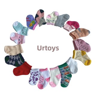 urtoys 【ขายส่งทั้งร้าน】🦋ถุงเท้าเด็กคละลายอุ่นๆกันหนาว🦋แบบสุ่มลายงดเลือกสีเลือกลายนะคะ061#