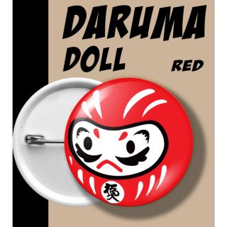 เข็มกลัด ดารุมะ แดง RED DARUMA